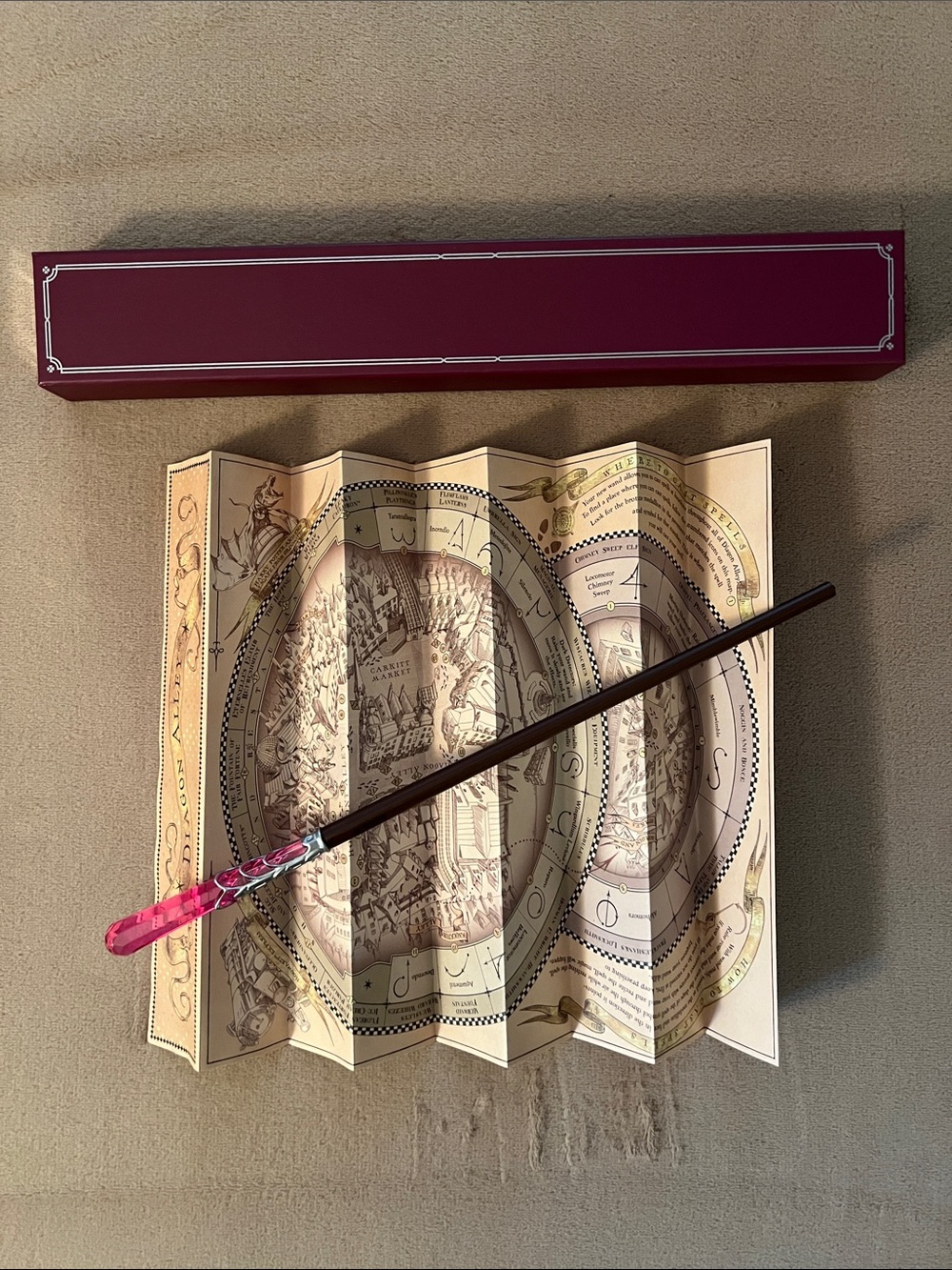 Fantastic Beasts Seraphina Picquery Pink Interactive Wand Universal Studios